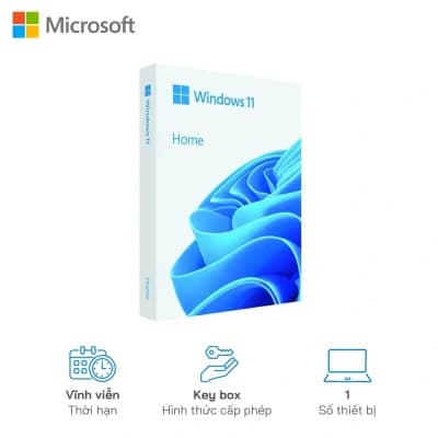 Phần mềm Microsoft Windows 11 Home 64-bit Eng Intl 1pk DSP OEI DVD