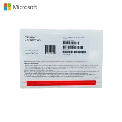 Phần mềm Microsoft Windows 11 Pro 64-bit Eng Intl 1pk DSP OEI DVD FQC-10528 (Nhập khẩu)